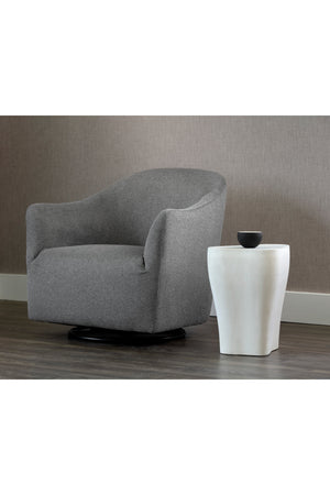 Modern European furniture - White Freeform Indoor/Outdoor End Table S - www.oroa.com