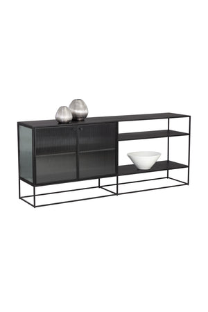   Modern European furniture - Fluted Glass Sideboard - www.oroa.com | Oroa.com
