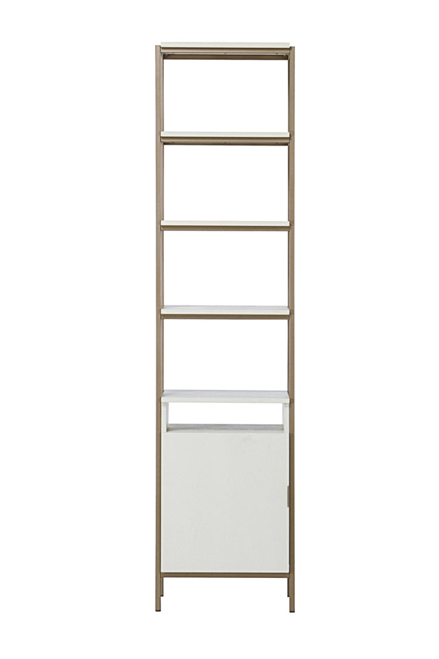 Modern European furniture - Cream Oak Modular Bookcase S - www.oroa.com