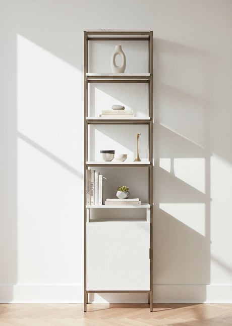 Modern European furniture - Cream Oak Modular Bookcase S - www.oroa.com