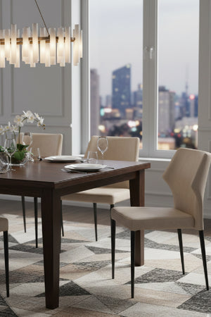 Modern European furniture - Stackable Modern Dining Chairs (2) - www.oroa.com
