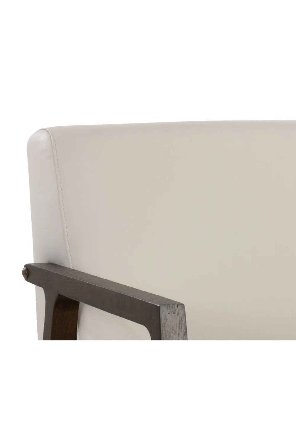Modern European furniture - Light Gray Leather Lounge Chair - www.oroa.com