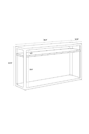   Modern European furniture - Solid Oak Console Table - www.oroa.com | Oroa.com