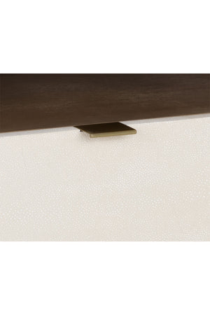 Modern European furniture - Cream Acacia 2-Drawer Nightstand - www.oroa.com