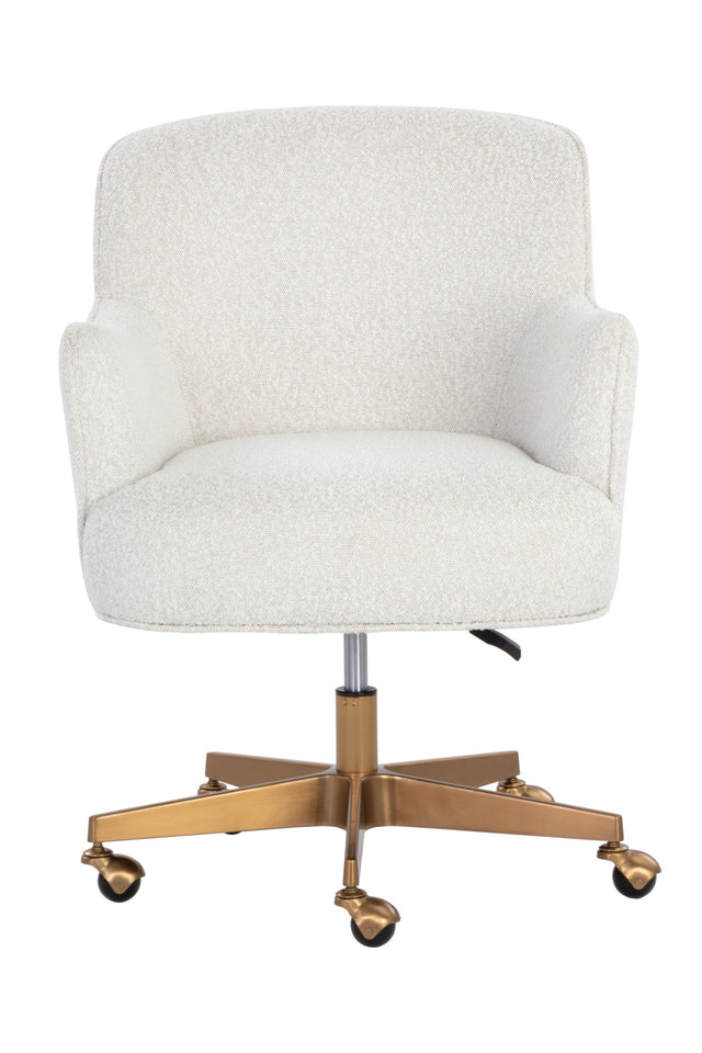 Modern European furniture - Boucle Swivel Office Chair - www.oroa.com