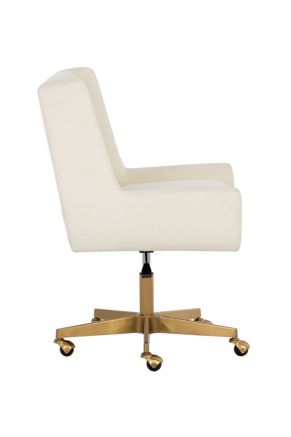 Modern European furniture - White Upholstered Office Chair - www.oroa.com
