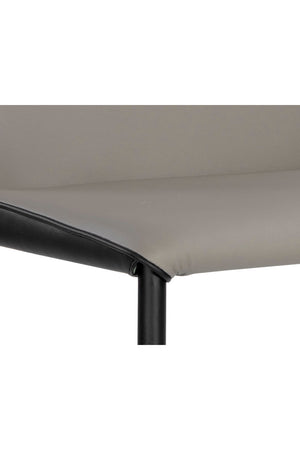 Modern European furniture - Leather Look Stackable Dining Chair - www.oroa.com