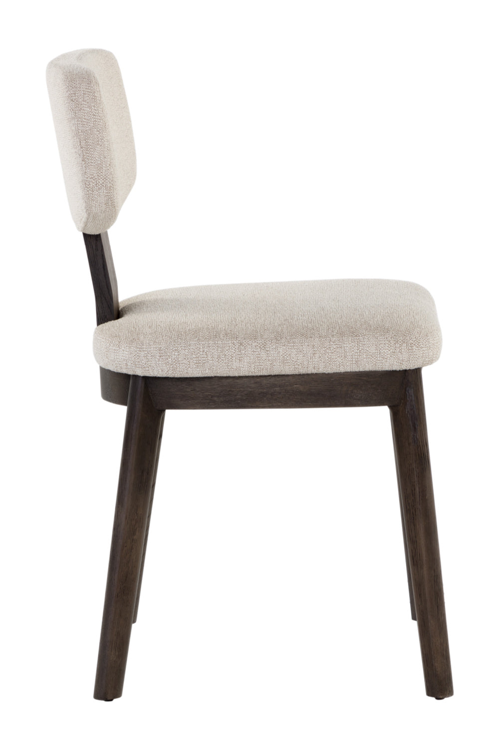   Modern European furniture - Cream Fabric Dining Chairs (2) - www.oroa.com | Oroa.com