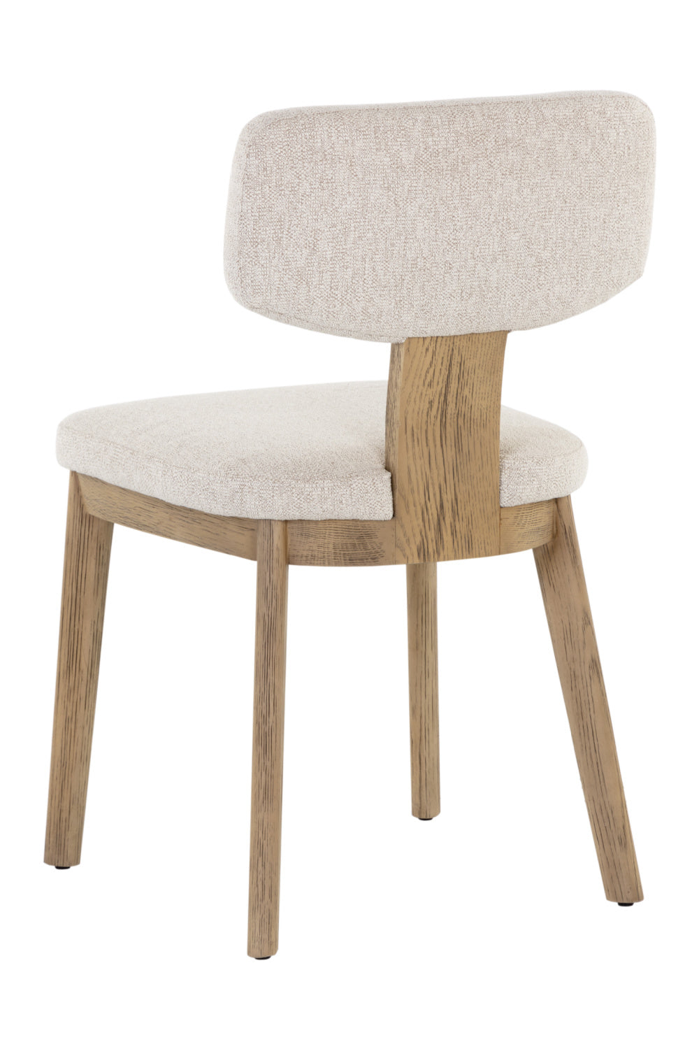   Modern European furniture - Cream Fabric Dining Chairs (2) - www.oroa.com | Oroa.com