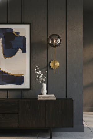 Modern European furniture - Glass Sphere Wall Lamp - www.oroa.com