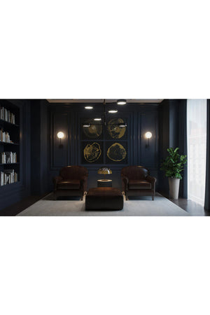 Modern European furniture - Glass Sphere Wall Lamp - www.oroa.com