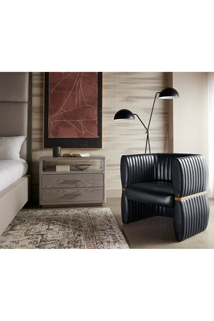   Modern European furniture - Black Dual-Domed Floor Lamp - www.oroa.com | Oroa.com