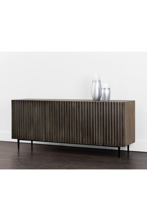   Modern European furniture - Taupe Fluted Wood Sideboard - www.oroa.com | Oroa.com