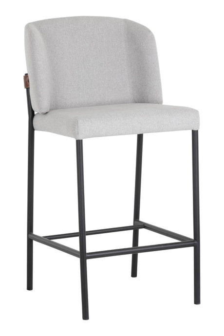 Modern European furniture - Light Gray Counter Stool - www.oroa.com
