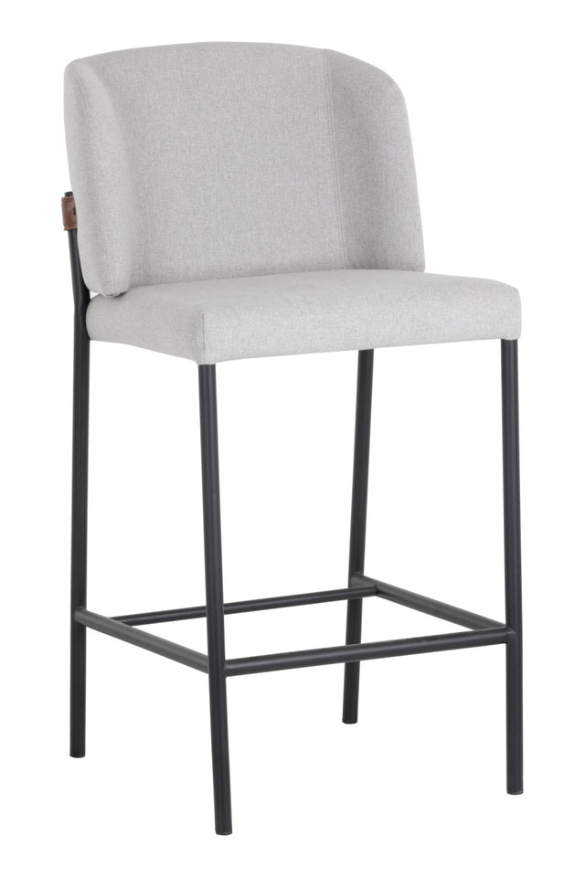 Modern European furniture - Light Gray Counter Stool - www.oroa.com