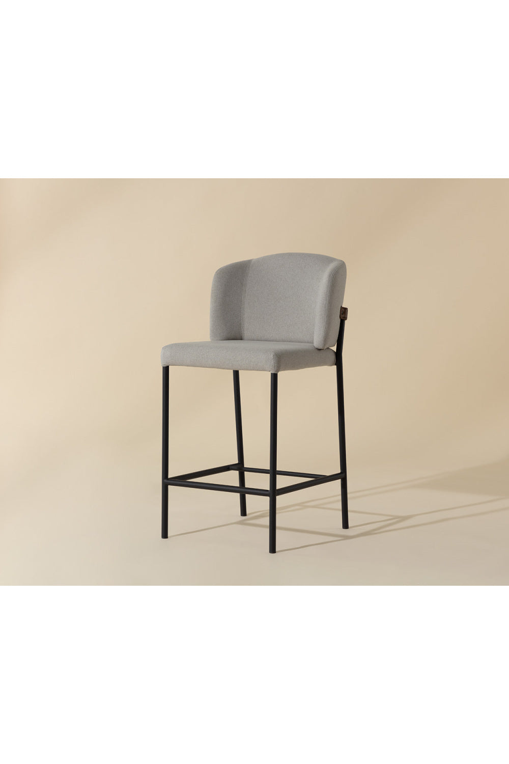 Modern European furniture - Light Gray Counter Stool - www.oroa.com