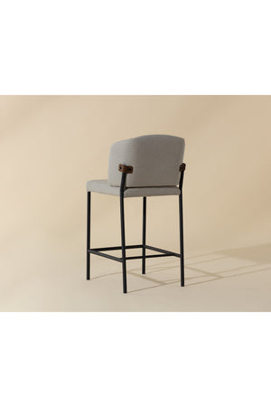Modern European furniture - Light Gray Counter Stool - www.oroa.com