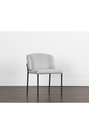   Modern European furniture - Light Gray Dining Chairs (2) - www.oroa.com | Oroa.com