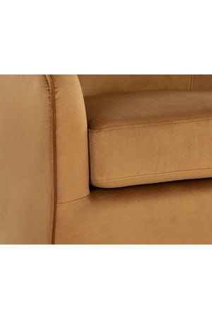   Modern European furniture - Gold Swivel Lounge Chair - www.oroa.com | Oroa.com