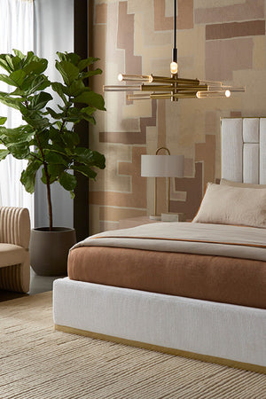 Gold Tubes Chandelier | Splendido Spira | Oroa.com