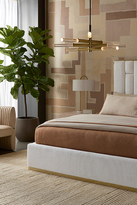 Gold Tubes Chandelier | Splendido Spira | Oroa.com