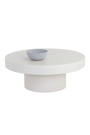   Modern European furniture - Black Concrete Indoor/Outdoor Coffee Table - www.oroa.com | Oroa.com