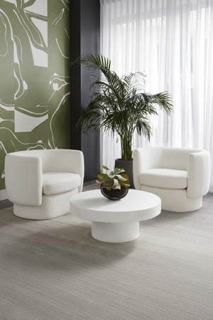   Modern European furniture - Black Concrete Indoor/Outdoor Coffee Table - www.oroa.com | Oroa.com