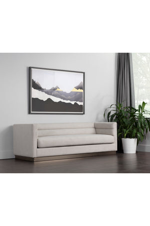   Modern European furniture - Horizontal-Tufted White Sofa - www.oroa.com | Oroa.com