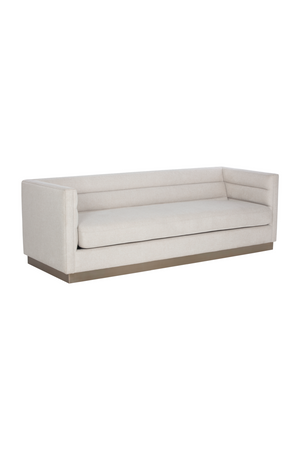   Modern European furniture - Horizontal-Tufted White Sofa - www.oroa.com | Oroa.com