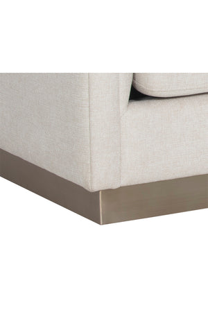   Modern European furniture - Horizontal-Tufted White Sofa - www.oroa.com | Oroa.com