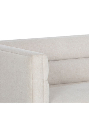   Modern European furniture - Horizontal-Tufted White Sofa - www.oroa.com | Oroa.com