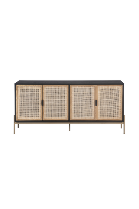   Modern European furniture - Natural Rattan 4-Door Sideboard  - www.oroa.com | Oroa.com