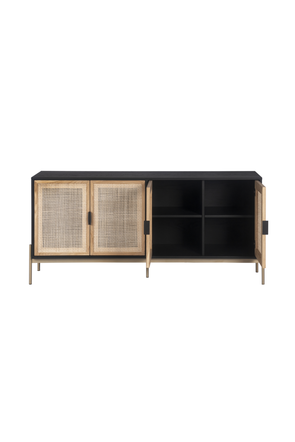   Modern European furniture - Natural Rattan 4-Door Sideboard  - www.oroa.com | Oroa.com