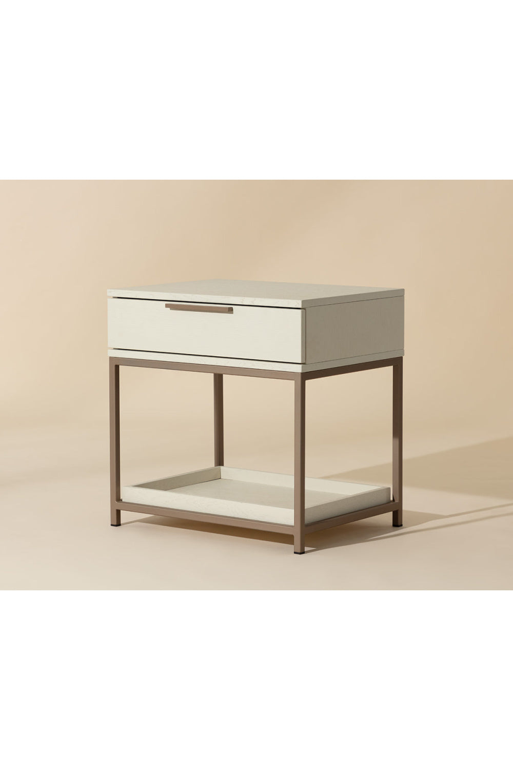 Modern European furniture - 1-Drawer Oak Nightstand S - www.oroa.com