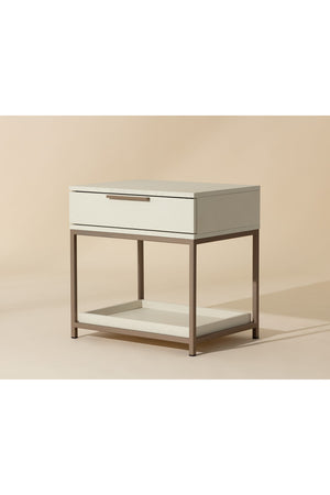 Modern European furniture - 1-Drawer Oak Nightstand S - www.oroa.com