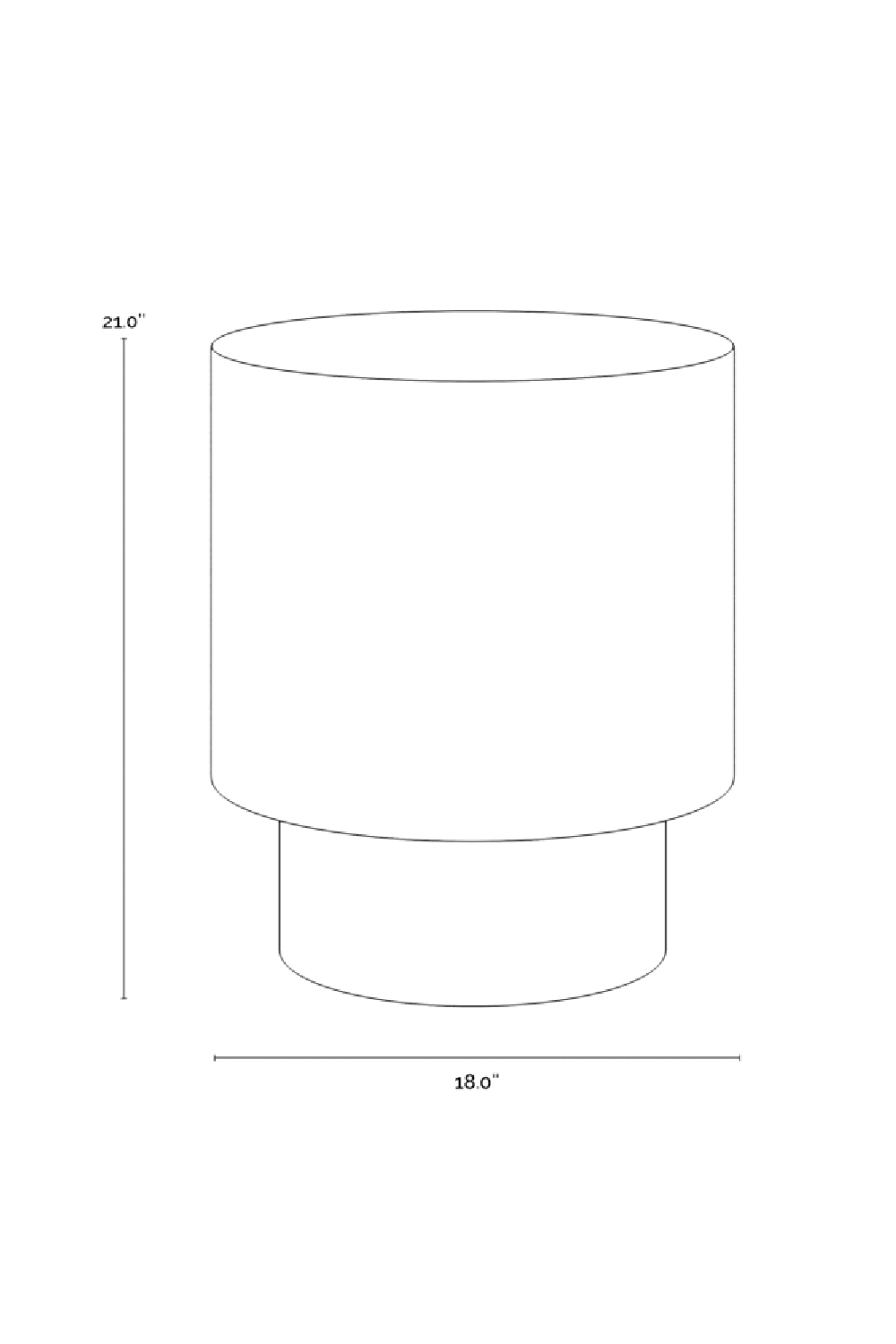   Modern European furniture - Antique Brass Round End Table - www.oroa.com | Oroa.com