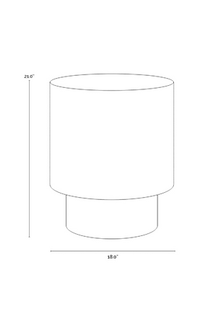   Modern European furniture - Antique Brass Round End Table - www.oroa.com | Oroa.com