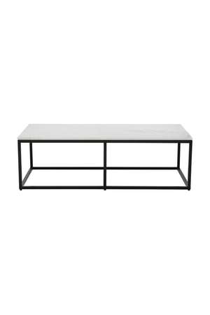   Modern European furniture - White Polished Marble Coffee Table - www.oroa.com | Oroa.com