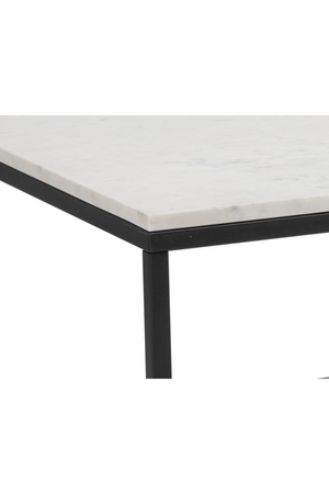   Modern European furniture - White Polished Marble Coffee Table - www.oroa.com | Oroa.com
