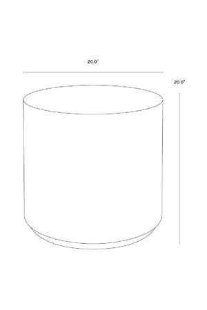   Modern European furniture - Gray Ombre Indoor/Outdoor End Table - www.oroa.com | Oroa.com