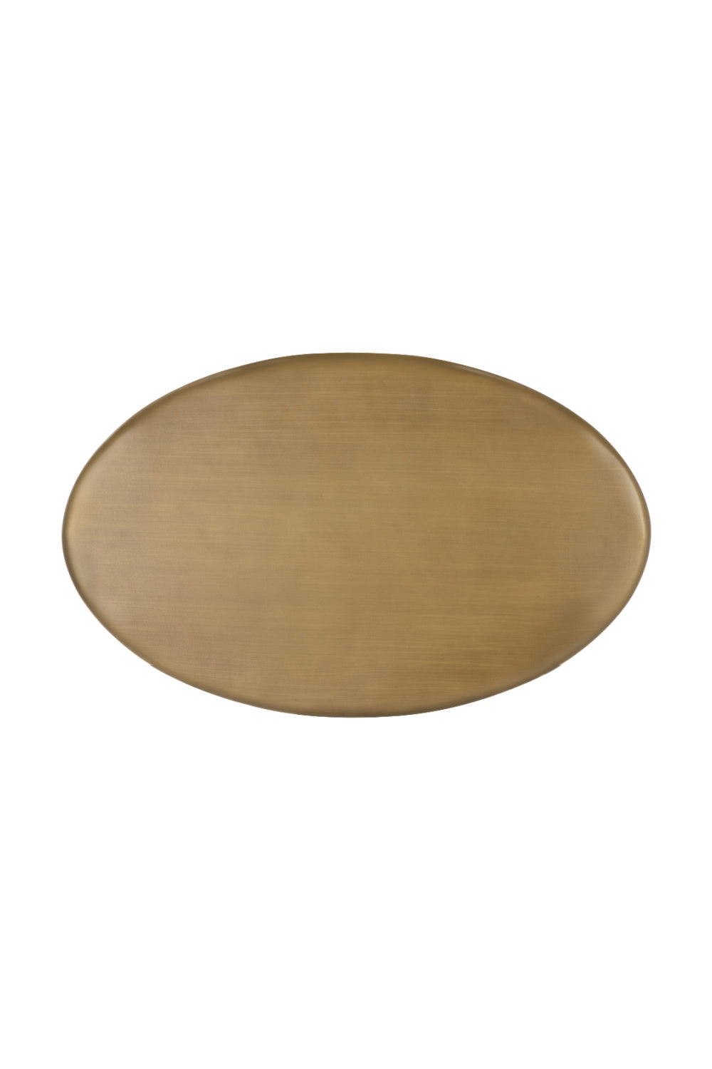 Modern European furniture - Oval Brass Indoor/Outdoor Side Table - www.oroa.com