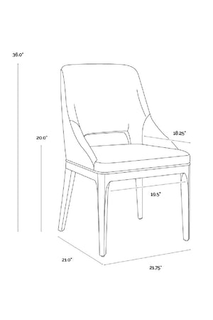  Modern European furniture - Cutout Design Dining Chair - www.oroa.com | Oroa.com