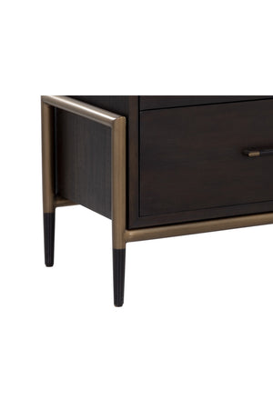   Modern European furniture - Brown Acacia 7-Drawer Dresser - www.oroa.com | Oroa.com