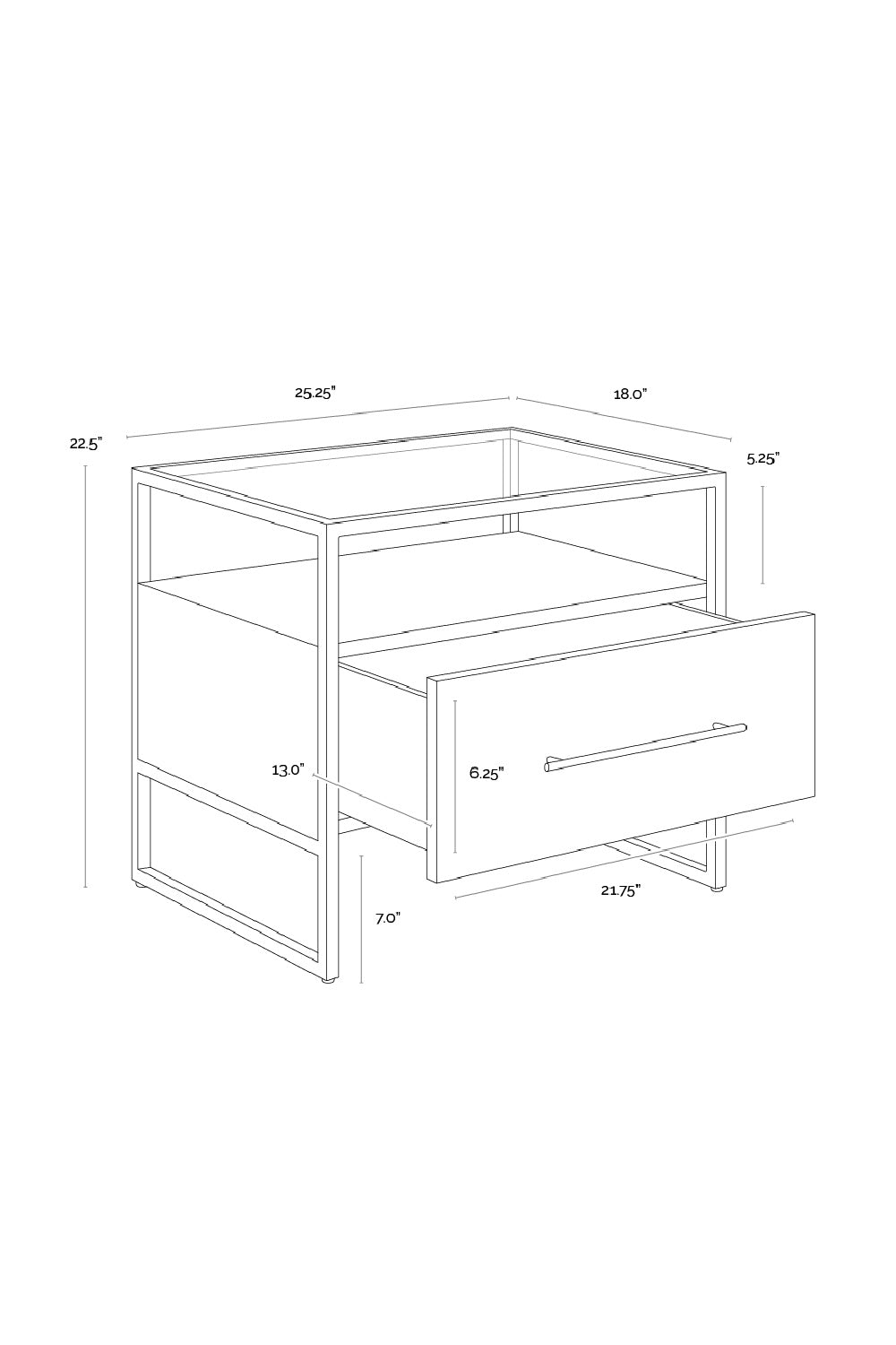 Modern European furniture - Cream Shagreen 1-Drawer Nightstand - www.oroa.com
