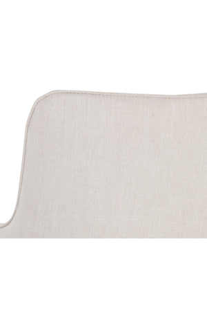 Modern European furniture - Beige Linen Office Chair - www.oroa.com