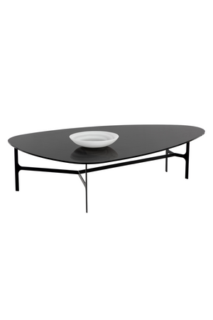   Modern European furniture - Black Glass Coffee Table - www.oroa.com | Oroa.com
