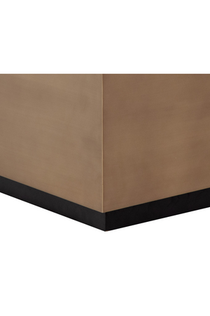   Modern European furniture - Gold Framed Square Coffee Table - www.oroa.com | Oroa.com