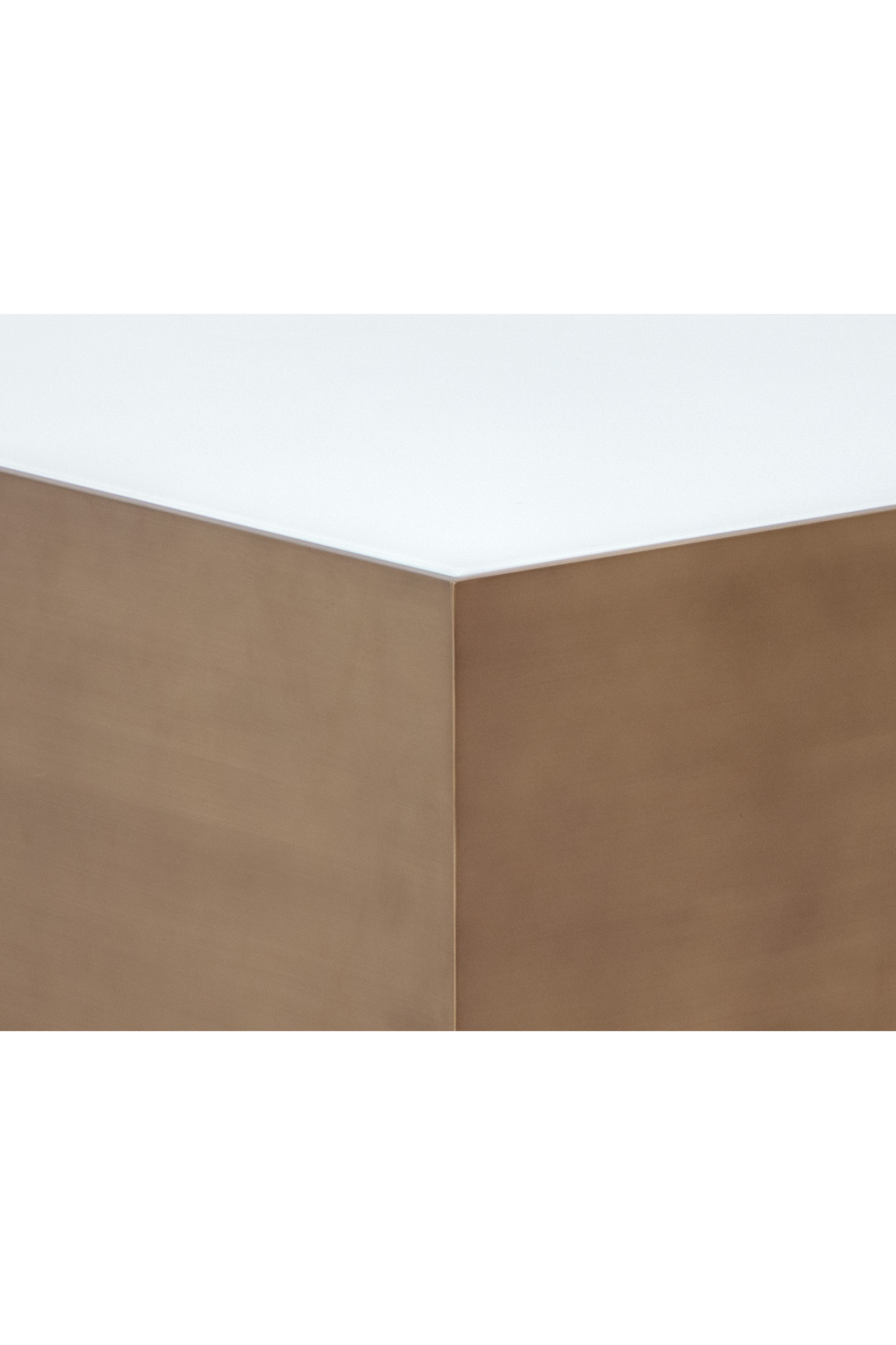   Modern European furniture - Gold Framed Square Coffee Table - www.oroa.com | Oroa.com