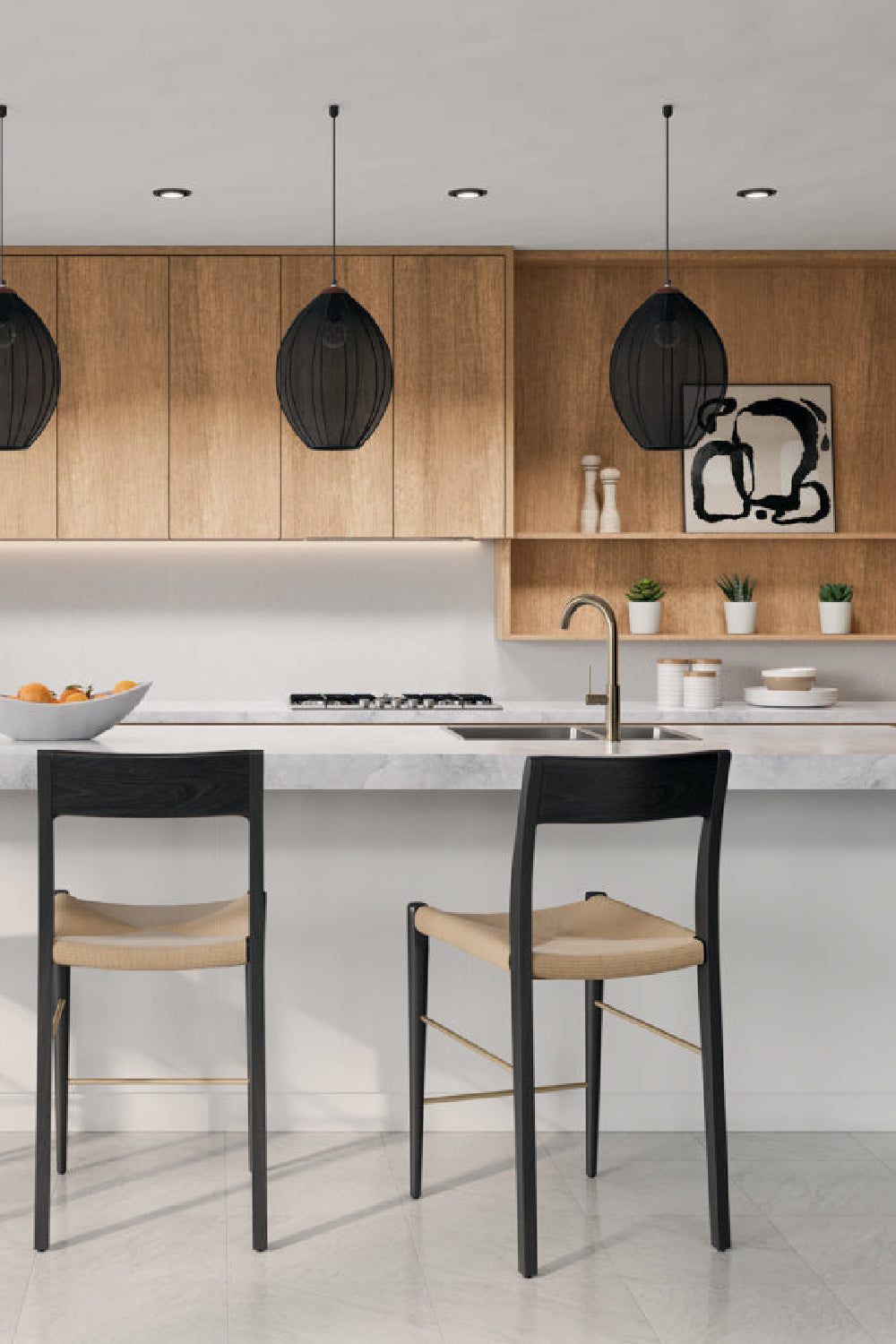 Modern European furniture - Natural Rope Seat Counter Stool - www.oroa.com