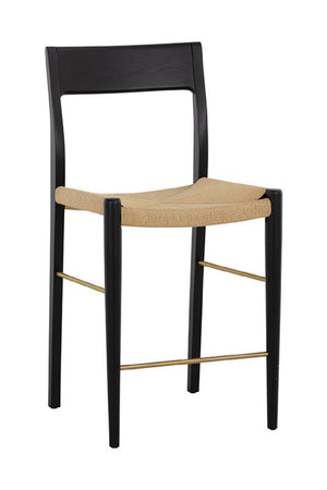Modern European furniture - Natural Rope Seat Counter Stool - www.oroa.com